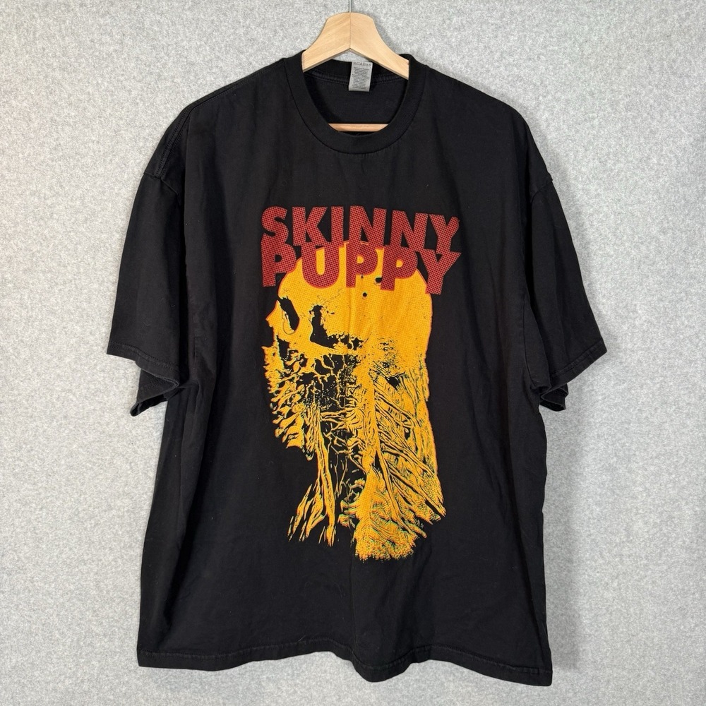 Skinny Puppy Final Tour Shirt 2023 Men's 2XL Black Concert Band